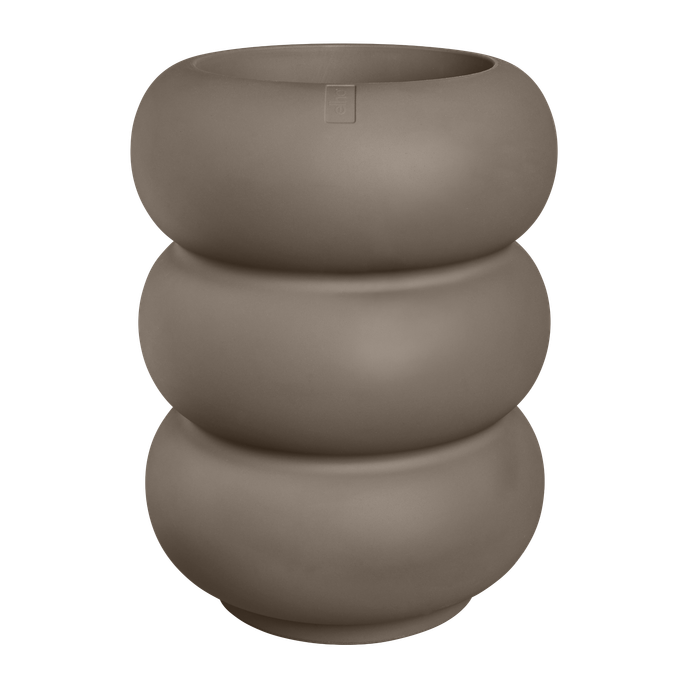 amber roll high 43cm burnt umber